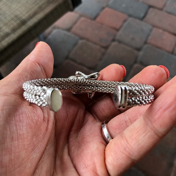 STARFISH AND PEARL SILVER BRACELET - Picture 5 of 5